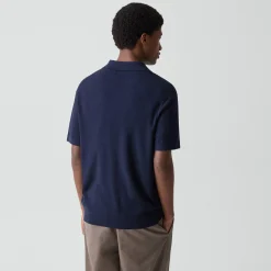 Polo Shirt in Silk-Cotton
