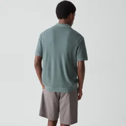 Polo Shirt in Silk-Cotton