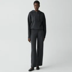 Pull-On Pant in Felted Wool Cashmere