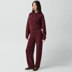 Pull-On Pant in Felted Wool Cashmere