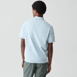 Quarter-Zip Polo Shirt in Light Bilen
