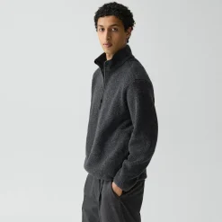 Quarter-Zip Sweatshirt in Dynamic Wool