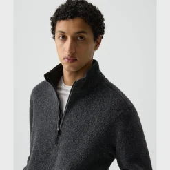 Quarter-Zip Sweatshirt in Dynamic Wool