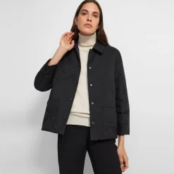 Quilted Jacket in Water-Resistant Nylon