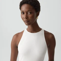 Racerback Tank Top in Stretch Rib