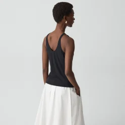 Racerback Tank Top in Stretch Rib