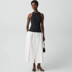 Racerback Tank Top in Stretch Rib