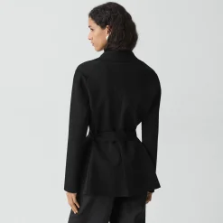 Relaxed Blazer in Crepe Knit