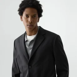 Relaxed Blazer in Stretch Wool