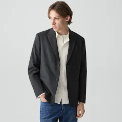 Relaxed Blazer in Stretch Wool