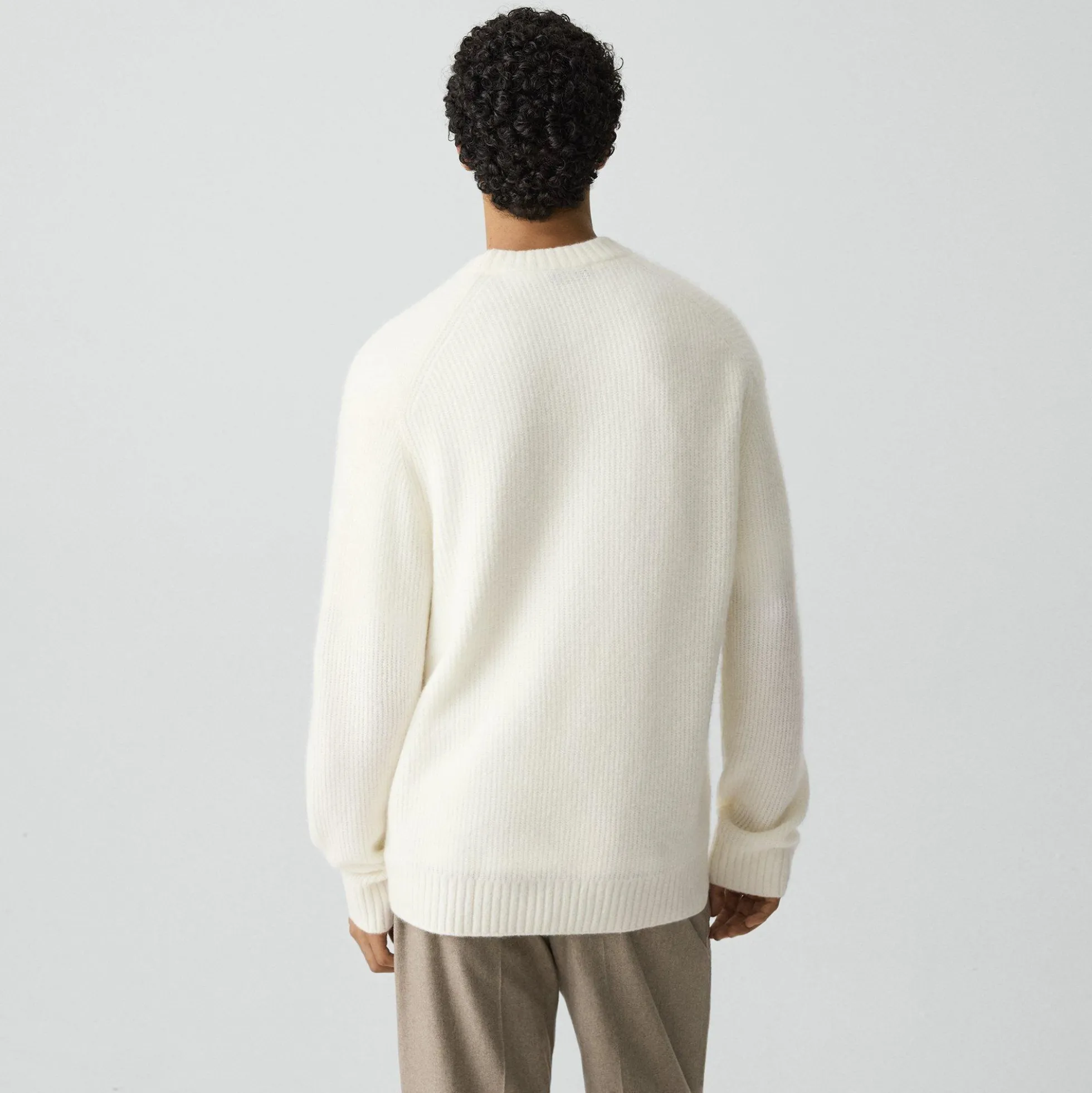 Relaxed Crewneck Sweater in Astor Wool