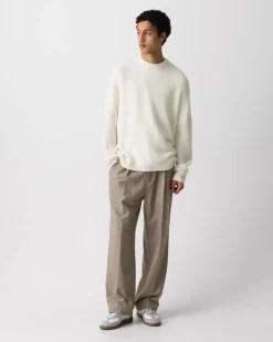 Relaxed Crewneck Sweater in Astor Wool