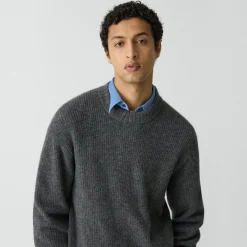 Relaxed Crewneck Sweater in Astor Wool