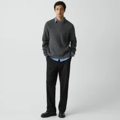 Relaxed Crewneck Sweater in Astor Wool