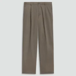 Relaxed Pleat Pant in Moonsoft Cotton