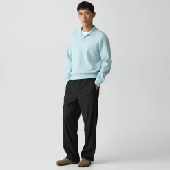 Relaxed Pull-On Pant in Stretch Wool