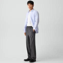 Relaxed Pull-On Pant in Stretch Wool