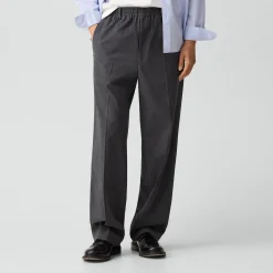 Relaxed Pull-On Pant in Stretch Wool