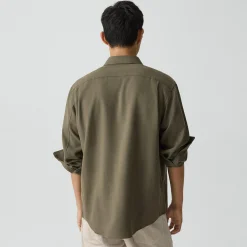 Relaxed Shirt in Leaf Twill