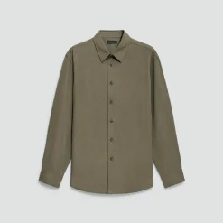 Relaxed Shirt in Leaf Twill