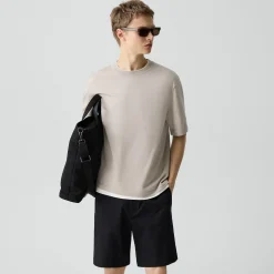 Relaxed Sweater Tee in Regal Wool