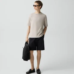 Relaxed Sweater Tee in Regal Wool