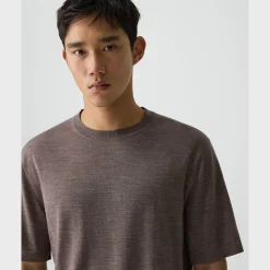 Relaxed Sweater Tee in Regal Wool