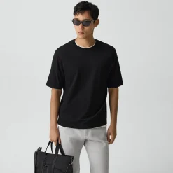 Relaxed Sweater Tee in Regal Wool