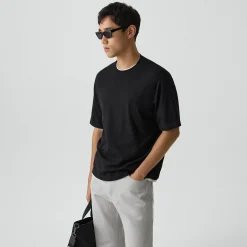 Relaxed Sweater Tee in Regal Wool