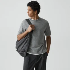 Relaxed Sweater Tee in Regal Wool