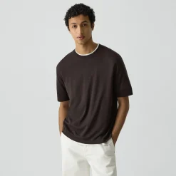 Relaxed Sweater Tee in Regal Wool