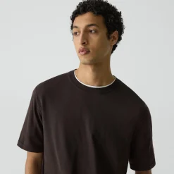 Relaxed Sweater Tee in Regal Wool