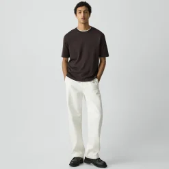Relaxed Sweater Tee in Regal Wool