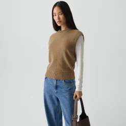 Relaxed Vest in Recycled Cashmere