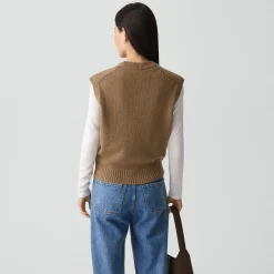 Relaxed Vest in Recycled Cashmere