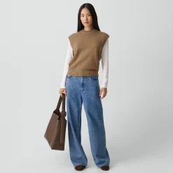 Relaxed Vest in Recycled Cashmere