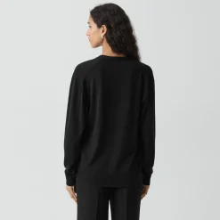 Relaxed V-Neck Cardigan in Regal Wool