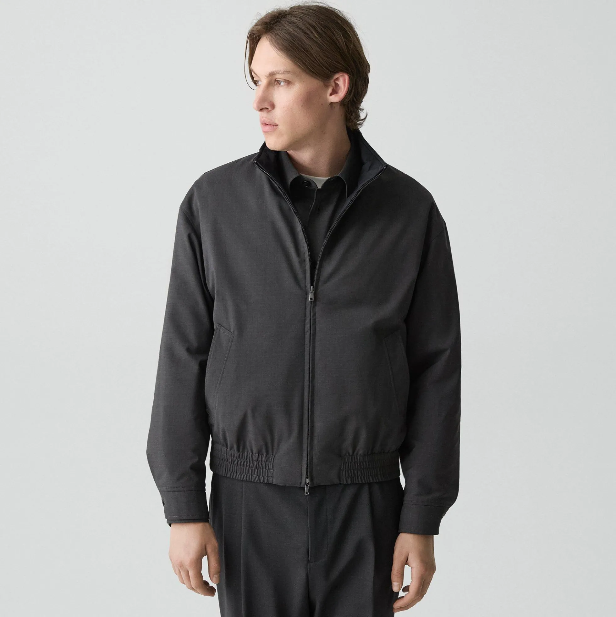 Reversible Jacket in Motion Wool