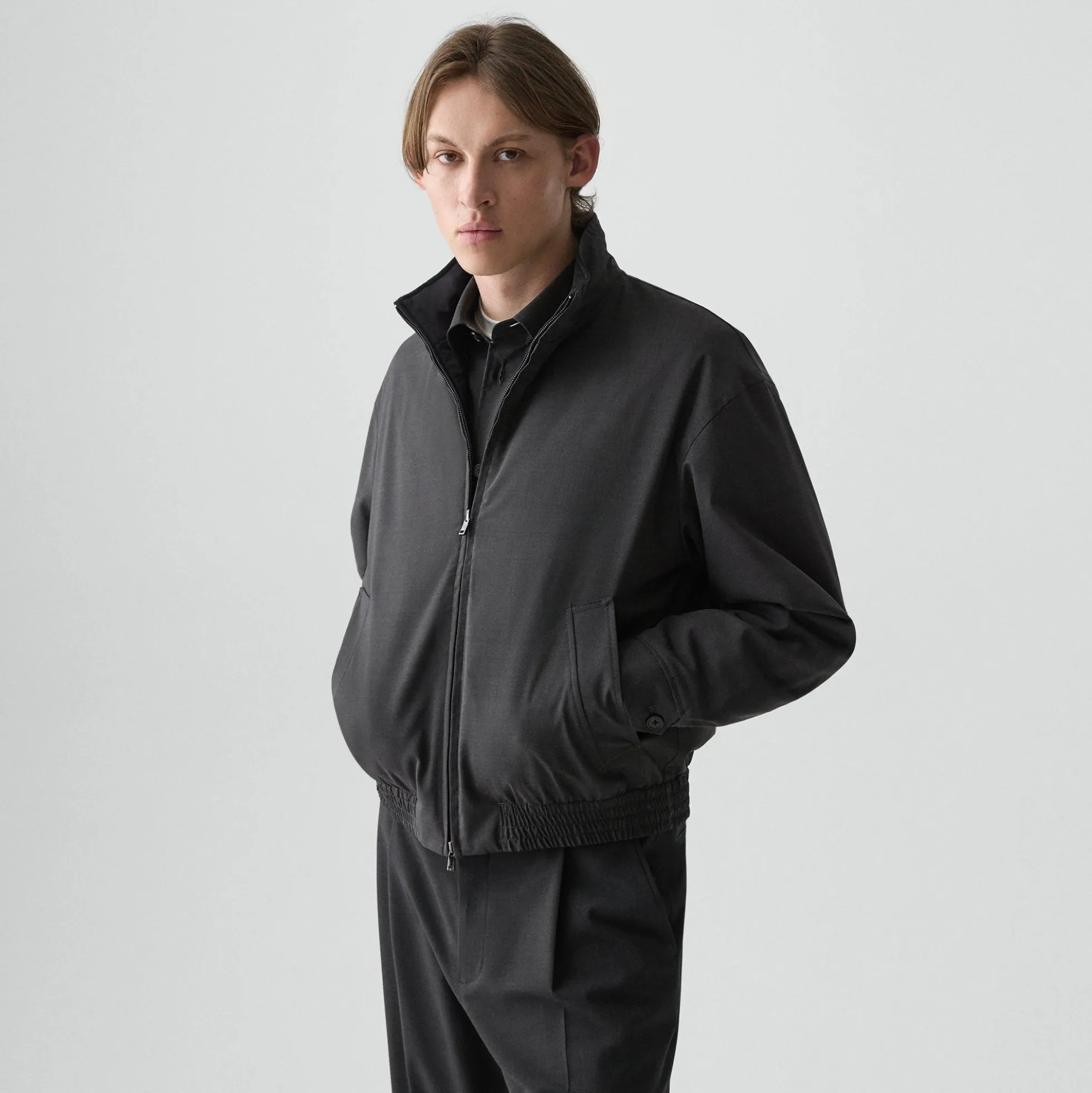 Reversible Jacket in Motion Wool