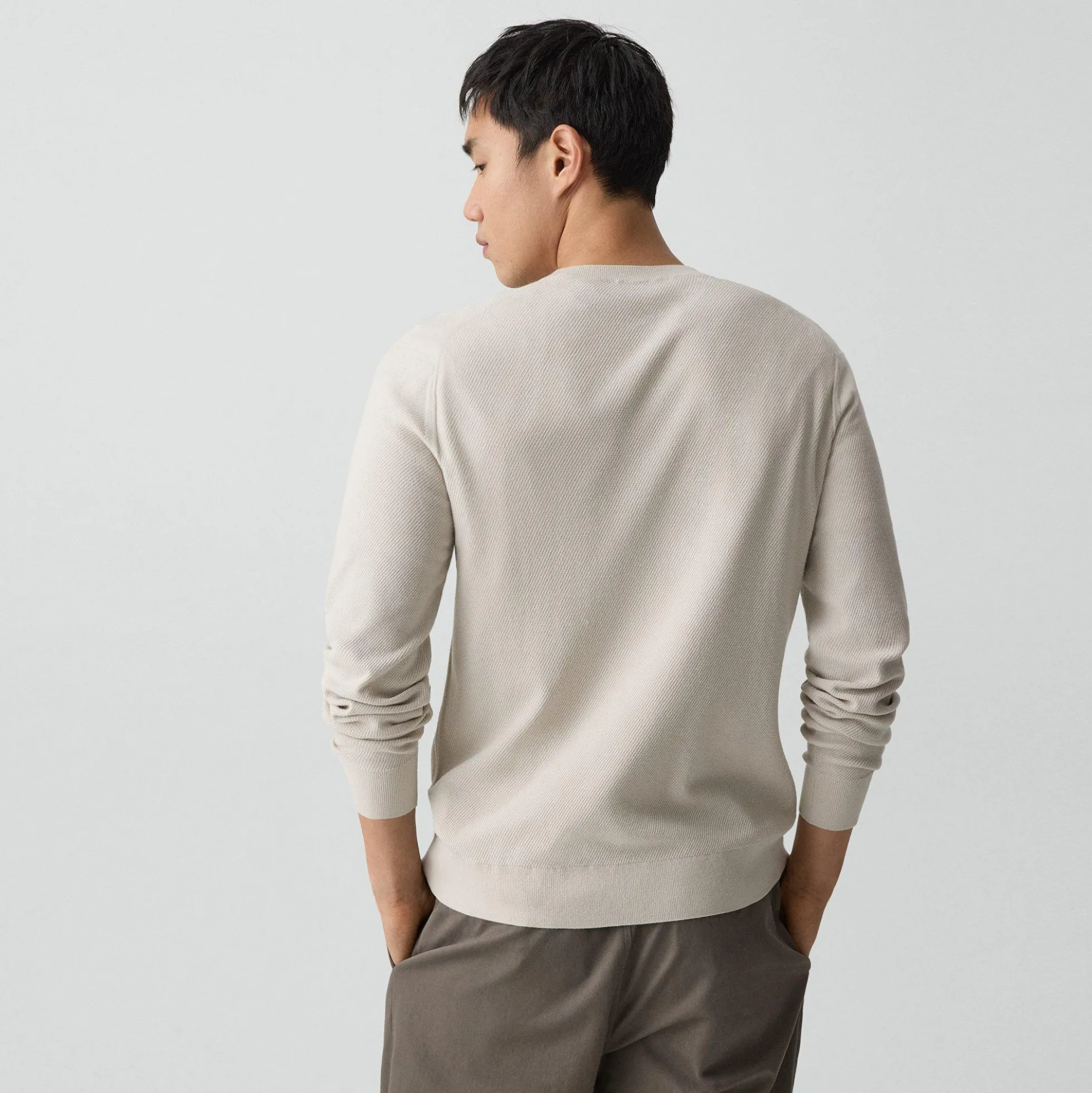Riland Crewneck Sweater in Light Bilen