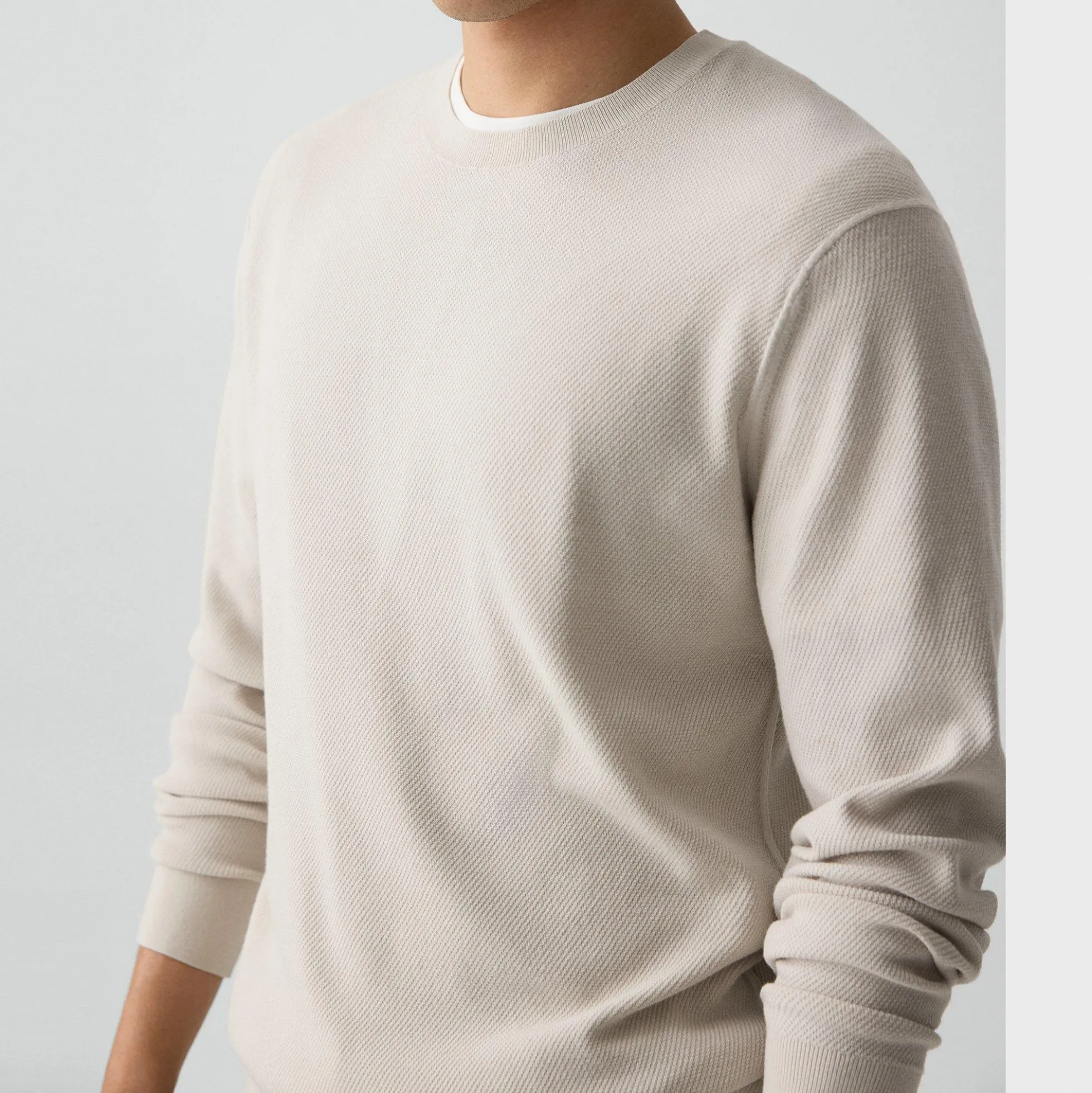 Riland Crewneck Sweater in Light Bilen