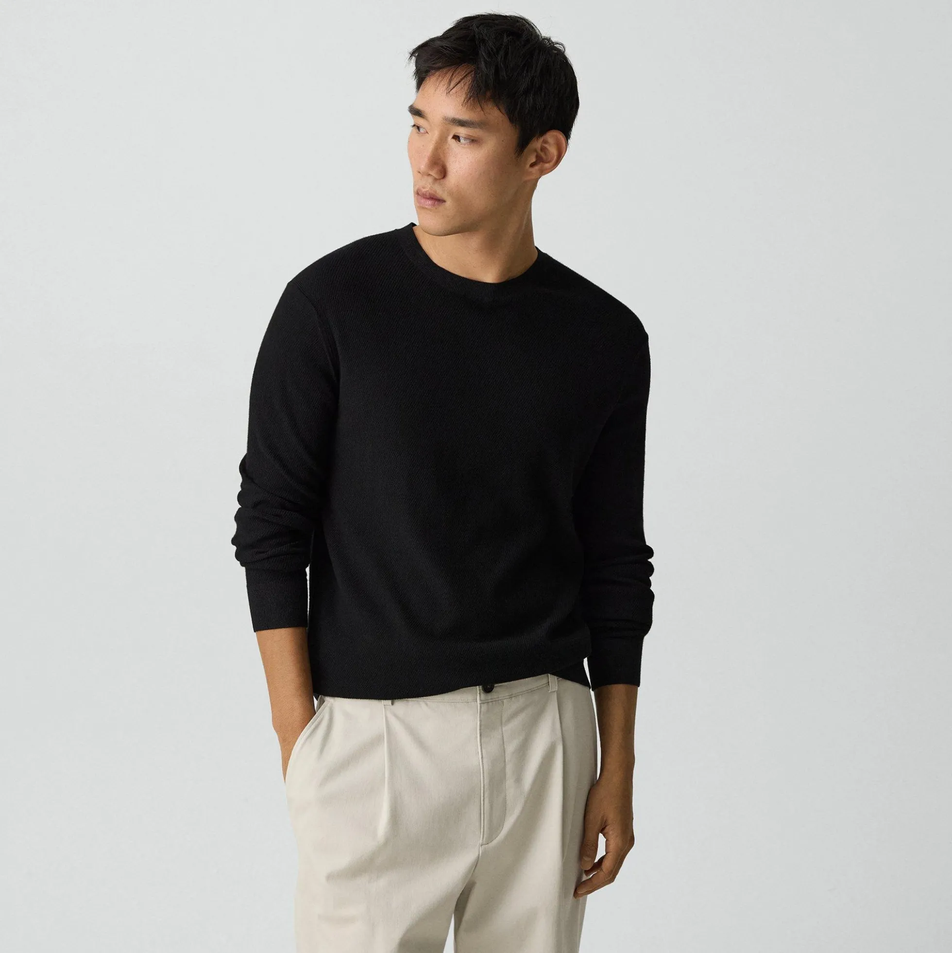 Riland Crewneck Sweater in Light Bilen