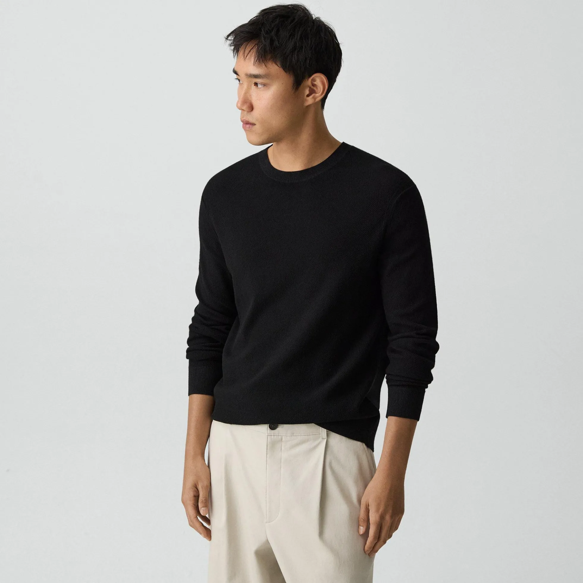 Riland Crewneck Sweater in Light Bilen
