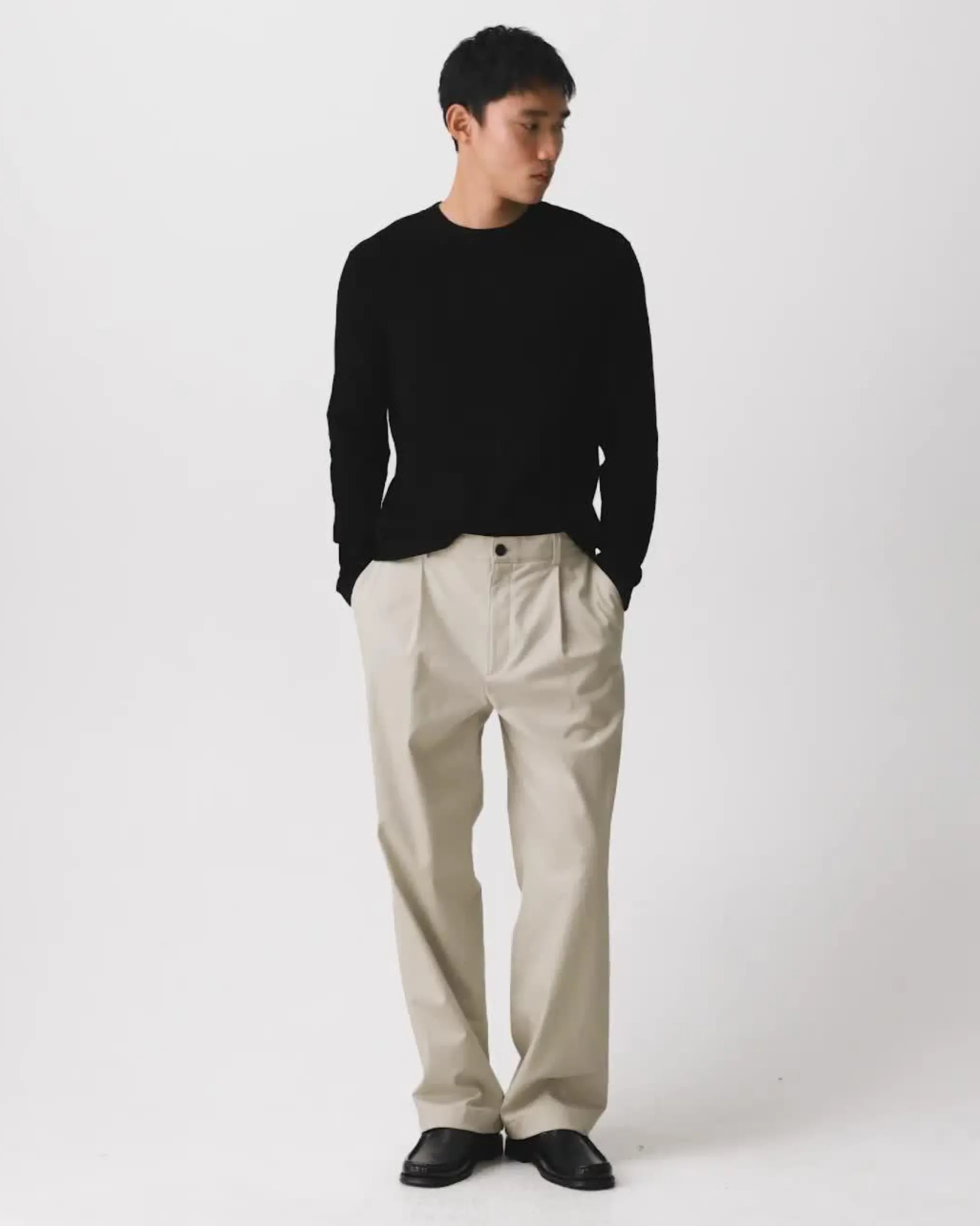Riland Crewneck Sweater in Light Bilen