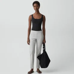 Scoop Neck Tank Top in Stretch Nylon