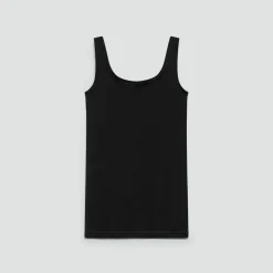 Scoop Neck Tank Top in Stretch Nylon