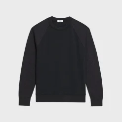 Scuba-Wool Combo Sweatshirt