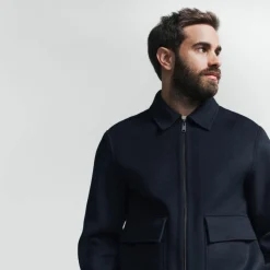 Sean Jacket in Double-Face Wool-Cashmere