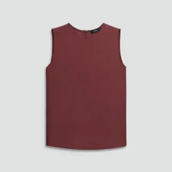 Shell Top in Silk Georgette