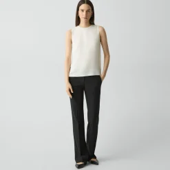 Shell Top in Silk Georgette
